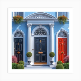 Front Door Of A House Art Print