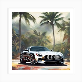 Mercedes Amg Gt Art Print