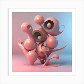 Abstract Sculpture Art Print