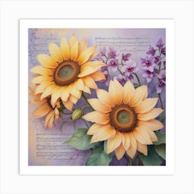 Sunflowers 13 Art Print