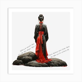 Mysterious Woman With Secrets Art Print