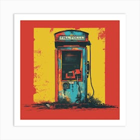 Gas Station Art Print