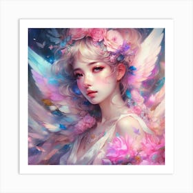 Angel Girl Art Print