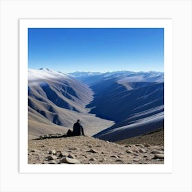 Tibetan Mountains Art Print