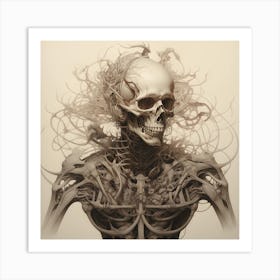 Skeleton Art Print