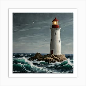 Lighthouse 4 Art Print