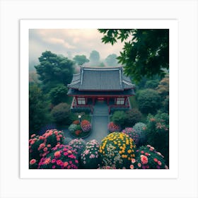 Asian Garden 5 Art Print