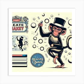 Create Monkey Art Print