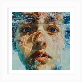 'Under Water' Art Print