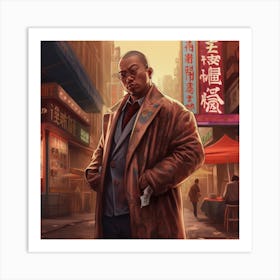 Man In A Coat Art Print