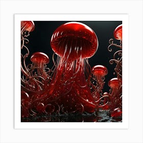 Red Jelly 10 Art Print