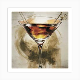 Martini 5 Art Print