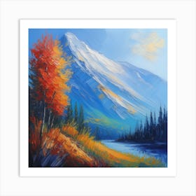 Autumn Mountain Art Print