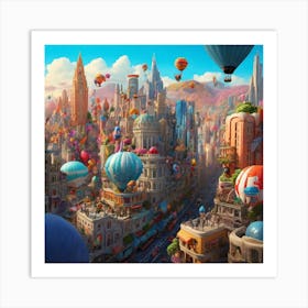 Cityscape 1 Art Print