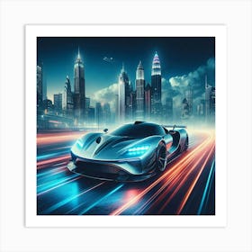 Futuristic Car 177 Art Print