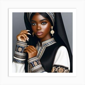 Muslim Woman 1 Art Print