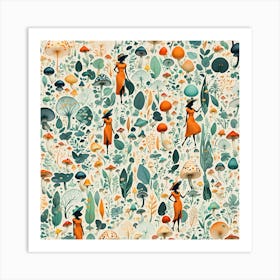 Flora And Fauna Bono Style wall Art,Art Print Art Print