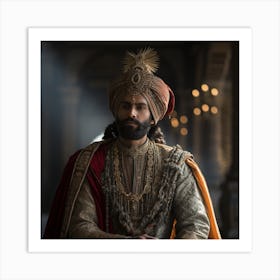 Indian King Art Print