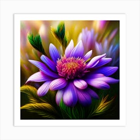 Flowersart2 Art Print