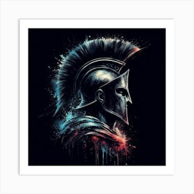 Spartan Helmet 1 Art Print