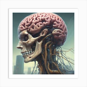 Human Brain 36 Art Print