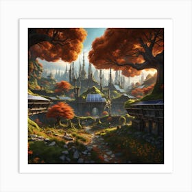 Fantasy Landscape Art Print