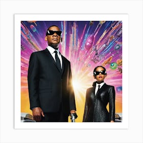 Men In Black 1 Art Print