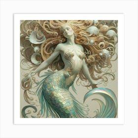 Mermaid 9 Art Print