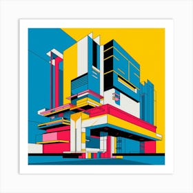 Modernist Architecture Art Print