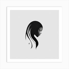 Portrait Of A Woman Art Print