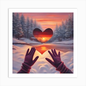 Heart Of Winter 1 Art Print