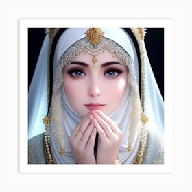 Muslim Girl Art Print