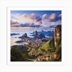 Rio De Janeiro beautiful place Art Print