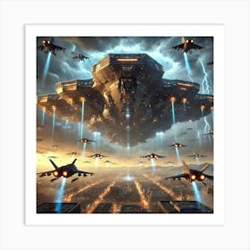 Overwatch Carrier Art Print