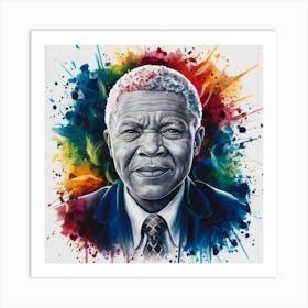 Nelson Mandela 36 Art Print