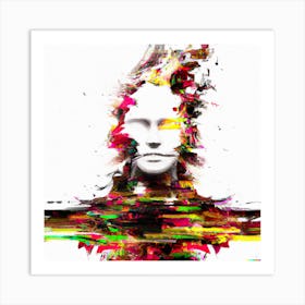 Glitch one Art Print