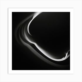 Abstract Black And White Art Print