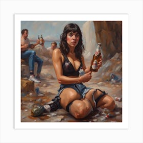 'Beer Girl' 1 Art Print