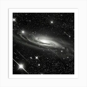 Galaxy In The Night Sky 1 Art Print