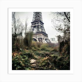 Abandoned Eiffel Tower 1 Art Print