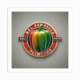 Bell Pepper Logo 6 Art Print