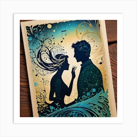 Couple In Love Art Print