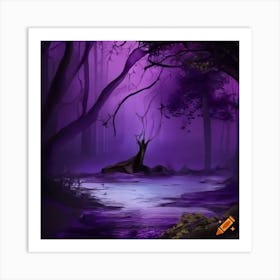 Dark Forest Art Print