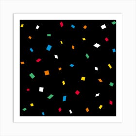 Confetti Effect Art Print