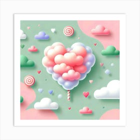 Heart Day Art Print