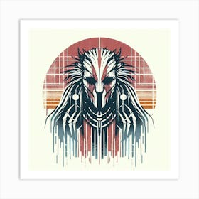 Alien Head Art Print