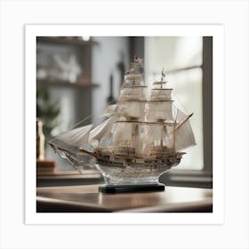 Model Ship Art Print