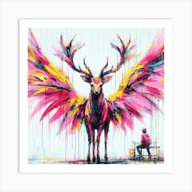 Hirsch6 Art Print