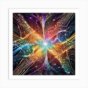 Abstract Fractal Fractal 2 Art Print