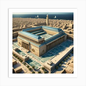 Egyptian Temple 1 Art Print